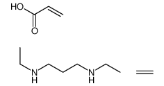 N,N'-diethylpropane-1,3-diamine,ethene,prop-2-enoic acid结构式