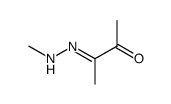 2,3-Butanedione, mono(methylhydrazone) (9CI) structure