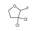 Furan, 3,3-dichloro-2-fluorotetrahydro- (9CI) Structure