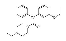 (m-Ethoxyphenyl)phenylcarbamic acid 2-(diethylamino)ethyl ester结构式