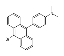 4-(10-bromoanthracen-9-yl)-N,N-dimethylaniline Structure