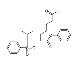 7-O-methyl 1-O-phenyl (2S)-2-[(1R)-1-(benzenesulfonyl)-2-methylpropyl]heptanedioate Structure