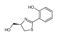 (R)-2-(2-hydroxyphenyl)-4-hydroxymethyl-4,5-dihydrothiazole Structure