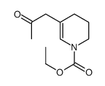 ethyl 5-(2-oxopropyl)-3,4-dihydro-2H-pyridine-1-carboxylate结构式