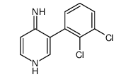 3-(2,3-dichlorophenyl)pyridin-4-amine结构式