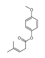 (4-methoxyphenyl) 4-methylpent-3-enoate结构式