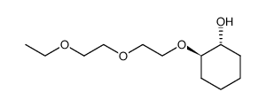 (1R,2R)-2-[2-(2-Ethoxy-ethoxy)-ethoxy]-cyclohexanol Structure