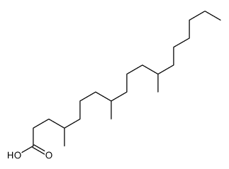 4,8,12-trimethyloctadecanoic acid Structure