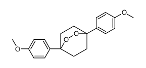 1,4-bis(4-methoxyphenyl)-2,3-dioxabicyclo[2.2.2]octane Structure