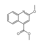 2-methoxy-quinoline-4-carboxylic acid methyl ester结构式