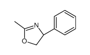 (4R)-2-methyl-4-phenyl-4,5-dihydro-1,3-oxazole结构式