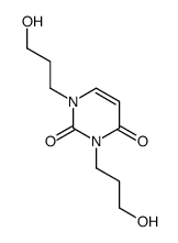 1,3-bis(3-hydroxypropyl)pyrimidine-2,4-dione Structure