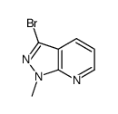 3-溴-1-甲基-1H-吡唑并[3,4-b]吡啶结构式