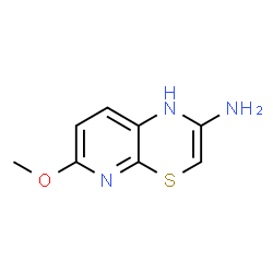 1H-Pyrido[2,3-b][1,4]thiazin-2-amine,6-methoxy-(9CI) structure