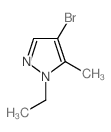 4-bromo-1-ethyl-5-methyl-1H-pyrazole structure