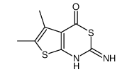 2-amino-5,6-dimethylthieno[2,3-d][1,3]thiazin-4-one Structure