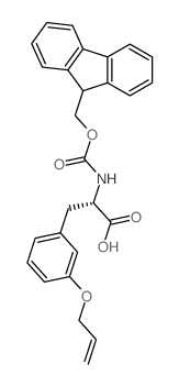 Fmoc-L-m-Tyrosine(OAllyl) Structure