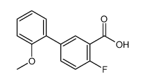 2-fluoro-5-(2-methoxyphenyl)benzoic acid Structure