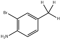 2-Amino-5-(methyl-d3)-bromobenzene结构式