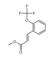 methyl (2E)-3-[2-(trifluoromethoxy)phenyl]acrylate结构式