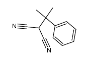 2-cyano-3-methyl-3-phenylbutyronitrile Structure