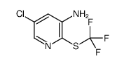 5-Chloro-2-[(trifluoromethyl)sulfanyl]-3-pyridinamine Structure