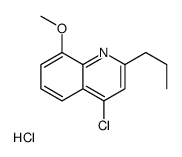 4-Chloro-8-methoxy-2-propylquinoline hydrochloride Structure