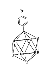 1-(4-bromophenyl)-1,2-closo-carborane Structure