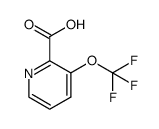 3-(三氟甲氧基)吡啶-2-甲酸结构式