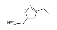 (3-ethyl-5-isoxazolyl)acetonitrile(SALTDATA: FREE) structure