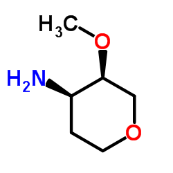 3-Amino-1,5-anhydro-3,4-dideoxy-2-O-methyl-D-erythro-pentitol结构式