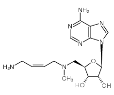 5'-<<(Z)-4-Amino-2-butenyl>methylamino>-5'-deoxyadenosine Structure