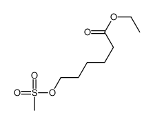 ethyl 6-methylsulfonyloxyhexanoate结构式