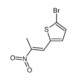 2-bromo-5-(2-nitroprop-1-enyl)thiophene Structure