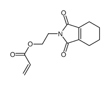 2-(1,3,4,5,6,7-Hexahydro-1,3-dioxo-2H-isoindol-2-yl)ethyl 2-propenoate结构式