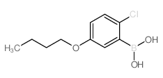 (5-BUTOXY-2-CHLOROPHENYL)BORONIC ACID Structure