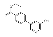 ethyl 4-(5-hydroxypyridin-3-yl)benzoate结构式