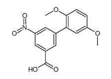 3-(2,5-dimethoxyphenyl)-5-nitrobenzoic acid Structure