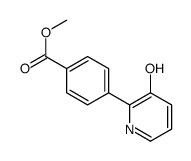 methyl 4-(3-hydroxypyridin-2-yl)benzoate Structure