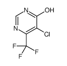 5-CHLORO-4-HYDROXY-6-TRIFLUOROMETHYL-PYRIMIDINE结构式