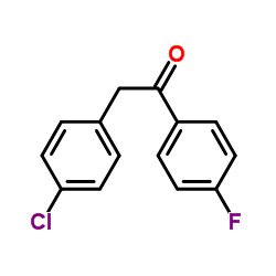 4-CHLOROBENZYL-4-FLUOROPHENYLKETONE结构式