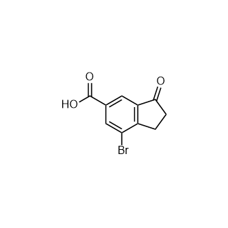 7-bromo-3-oxo-2, 3-dihydro-1H-indene-5-carboxylic acid picture