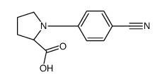 N-(4-氰基苯基)-l-脯氨酸结构式