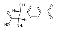 (2RS,3SR)-2-amino-3-hydroxy-3-(4-nitro-phenyl)-propionic acid Structure