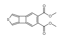 dimethyl 2-thianorbiphenylene-5,6-dicarboxylate Structure