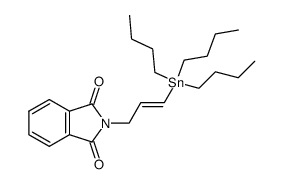 (E)-1-phthalimido-3-(tributylstannyl)-2-propene Structure