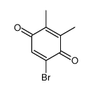 5-bromo-2,3-dimethylcyclohexa-2,5-diene-1,4-dione Structure