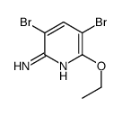 3,5-Dibromo-6-ethoxy-2-pyridinamine结构式