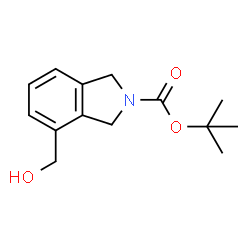 N-BOC-4-(HYDROXYMETHYL)ISOINDOLINE结构式