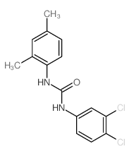 3-(3,4-dichlorophenyl)-1-(2,4-dimethylphenyl)urea结构式